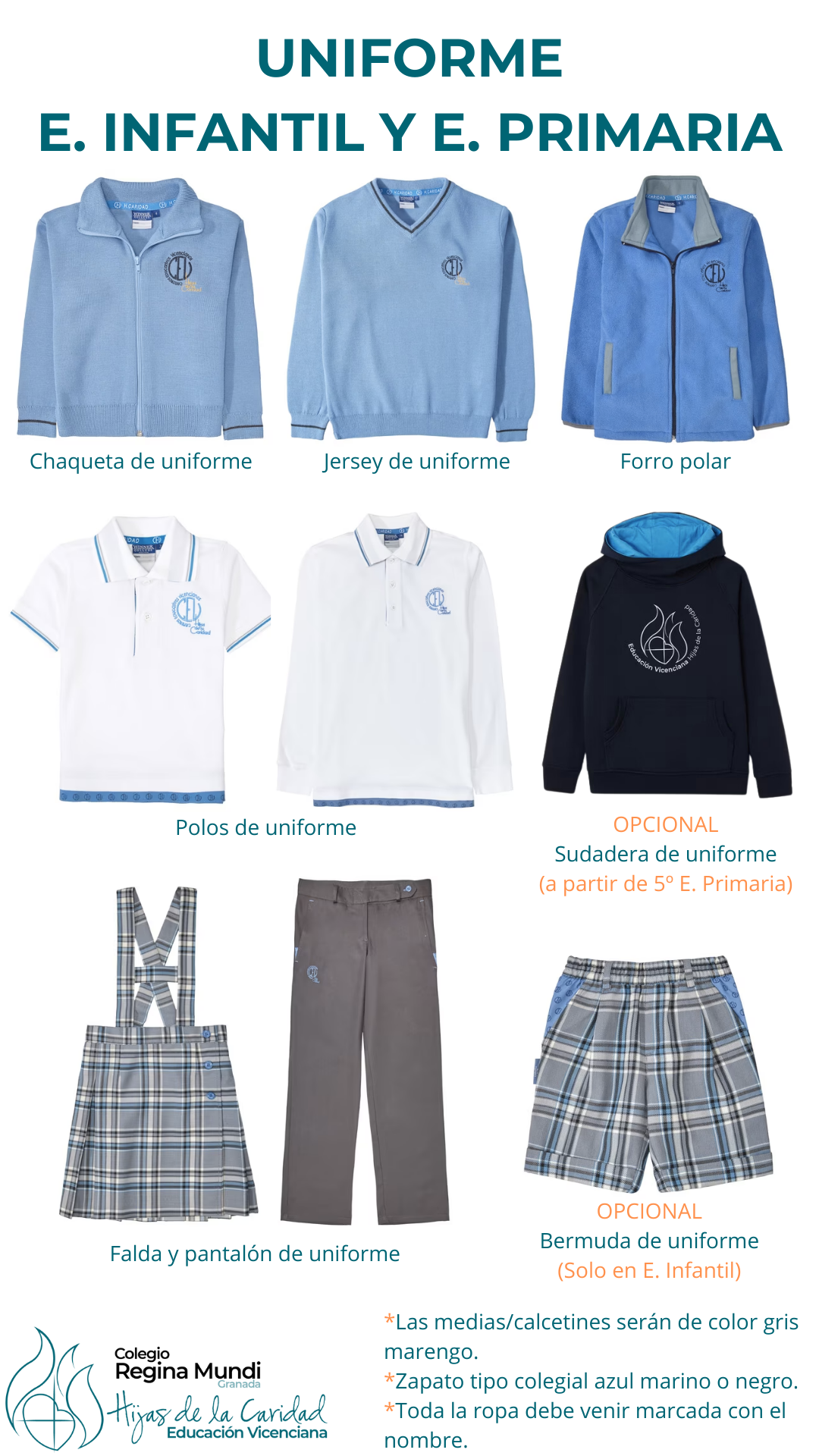 uniforme e infantil y e primaria
